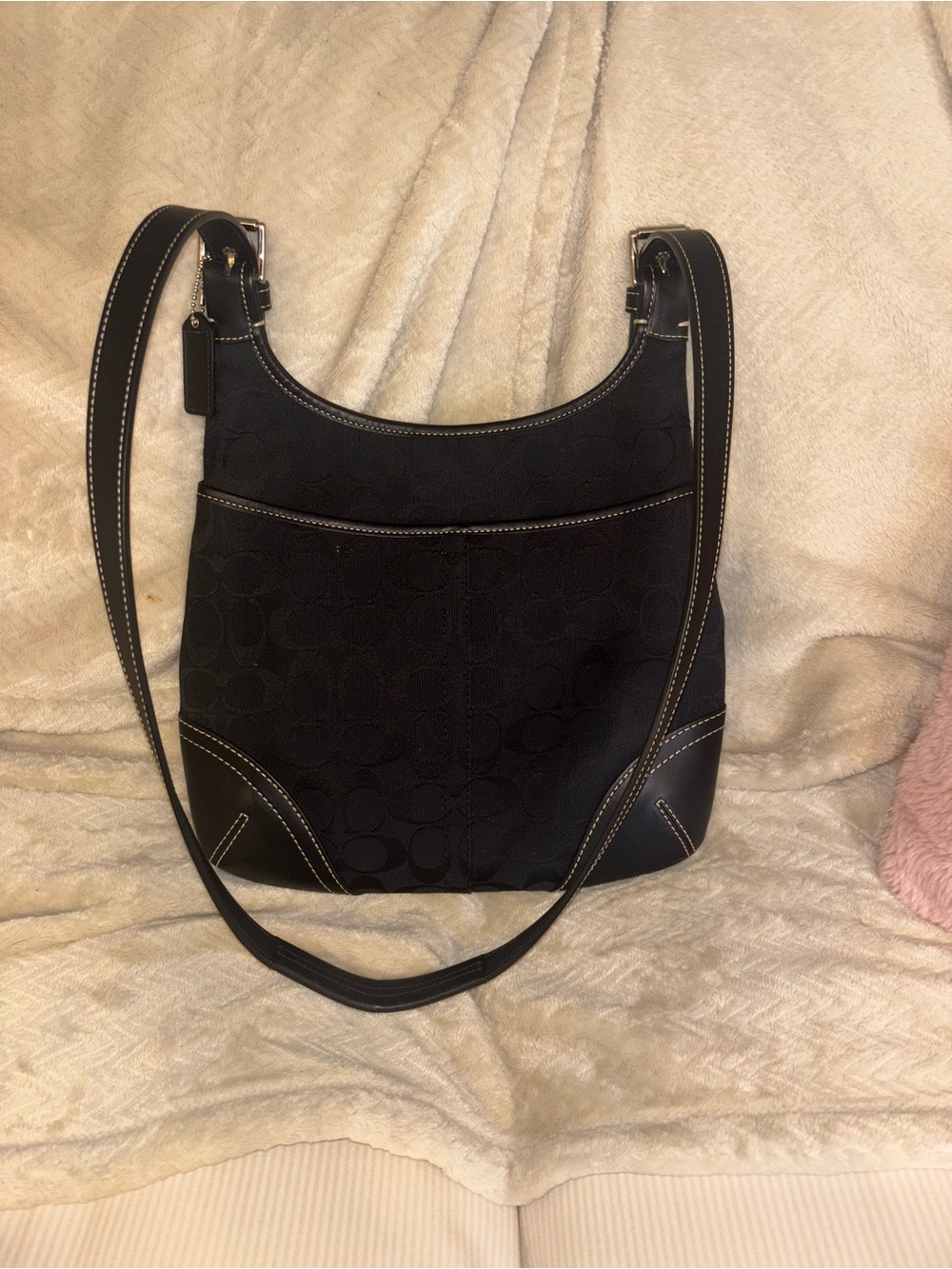 Vintage Coach Hampton Signature Hippie Bag - Picture 3 of 8